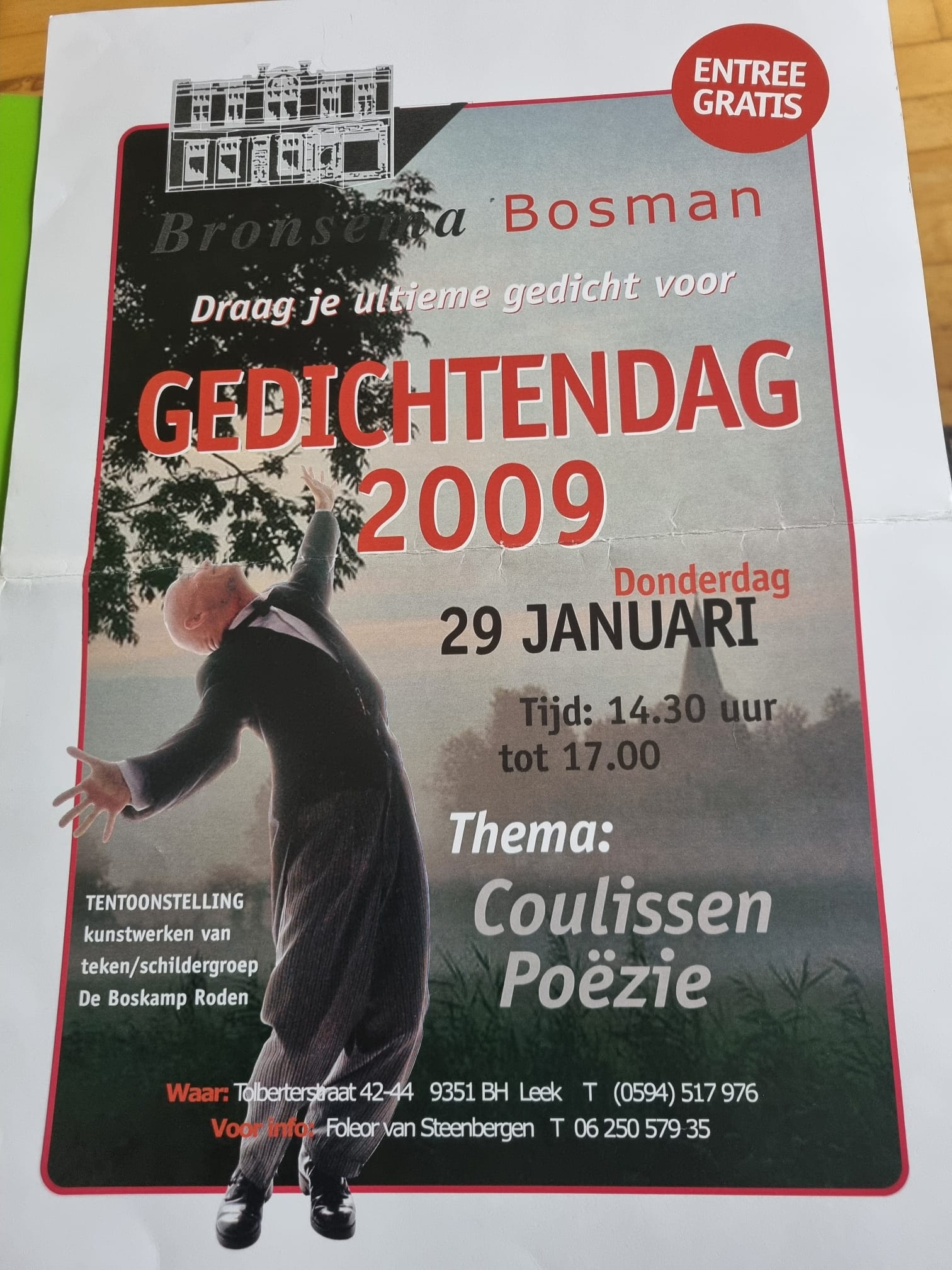 Gedichtendag in 2009