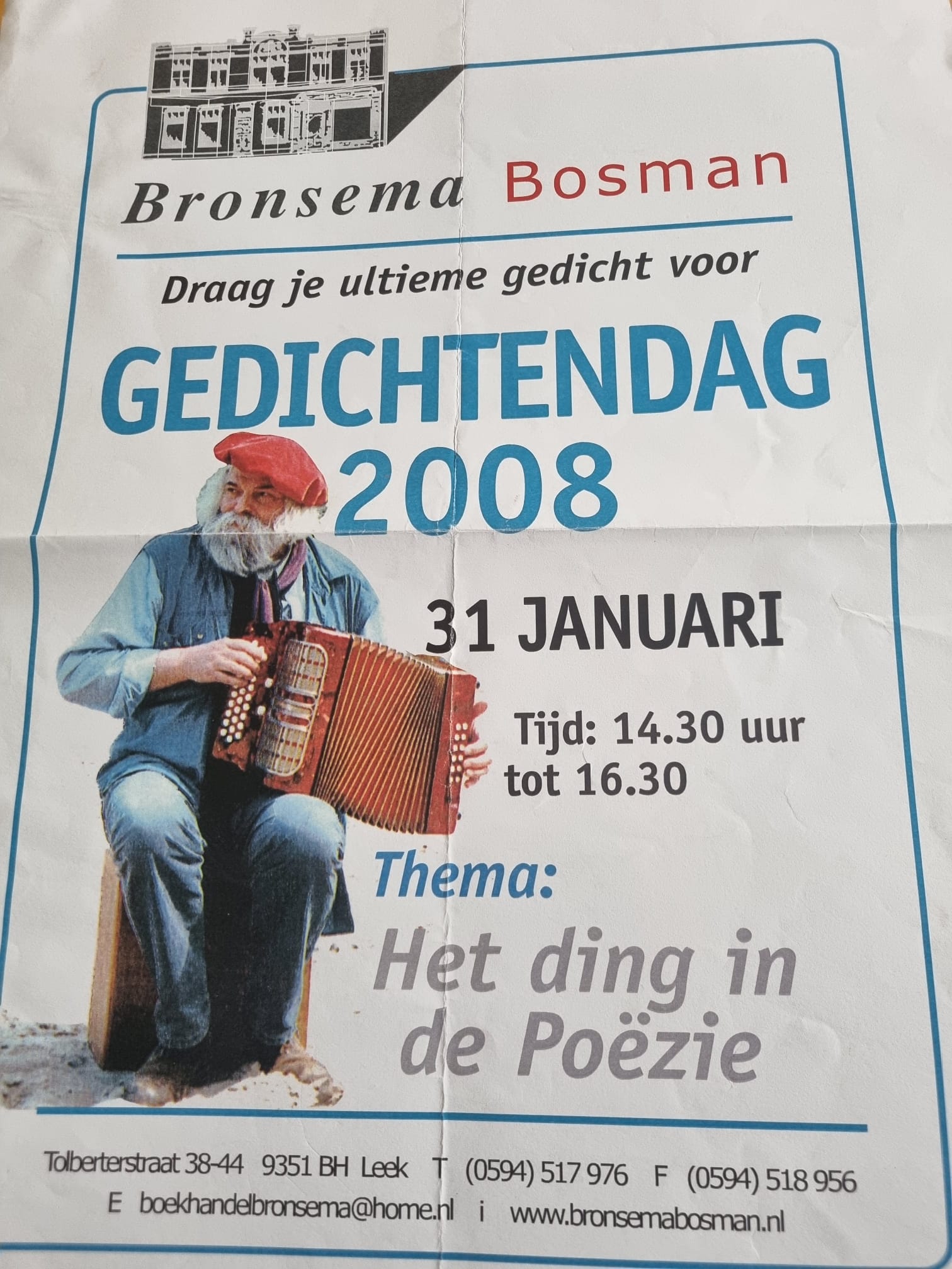 Gedichtendag in 2008