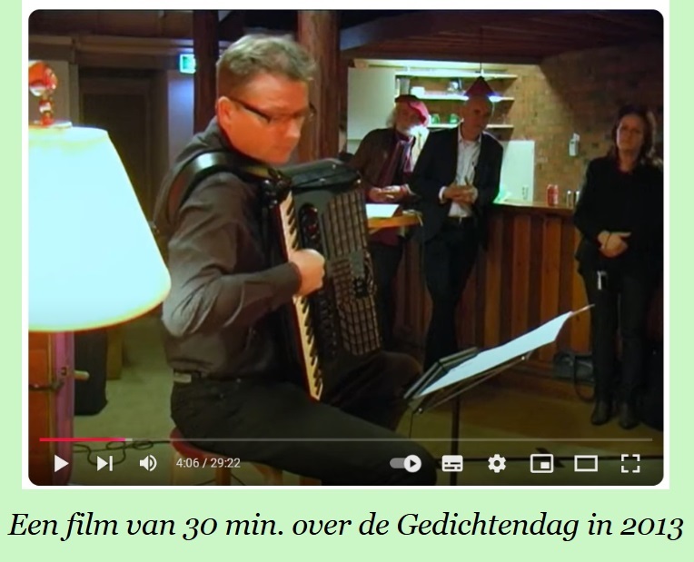 Klik voor een film over de Gedichtendag in 2013 (30 min.)